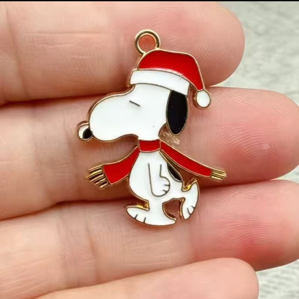 Gold Plated Snoopy Charm